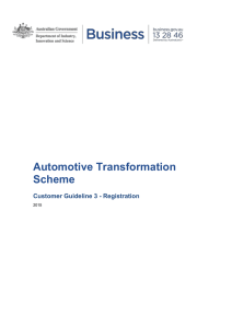 Customer Guideline 3 - Registration