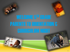Parent orientation slide show 2014-15