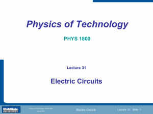 Lecture 31 - USU Department of Physics