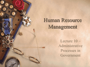 Lecture 10 - Human Resource Management.