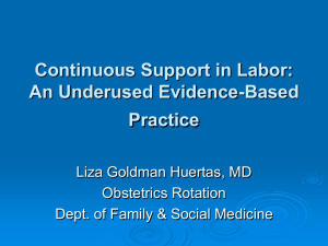 Continuous Support in Labor