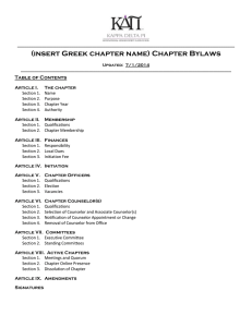 chapter bylaws template