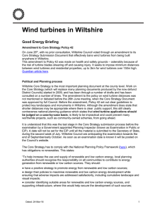 Good Energy Briefing - Wiltshire Clean Energy Alliance