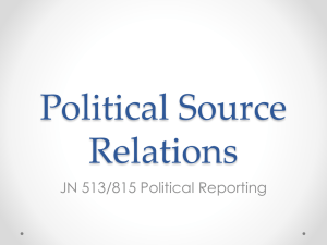 Political Source Relations