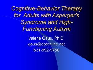 What is cognitive-behavior therapy and why use it for these problems?