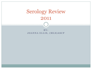 Serology Review