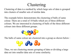 Clustering