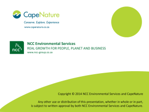Why is this important? - NCC Environmental Services