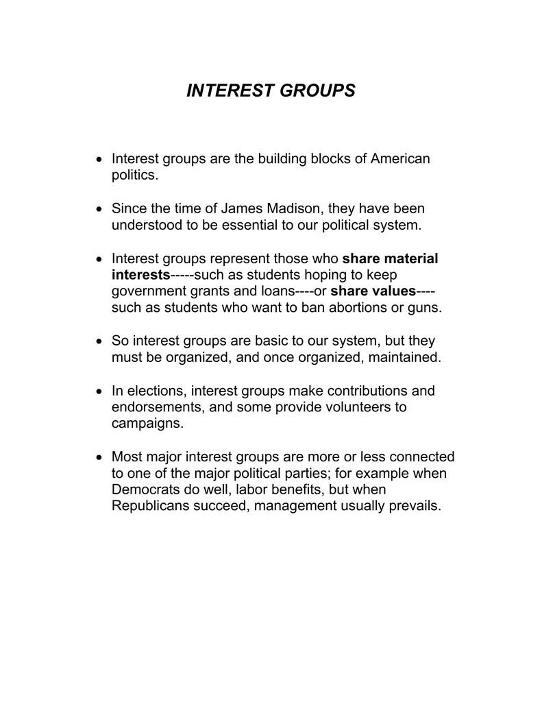 anomic interest group