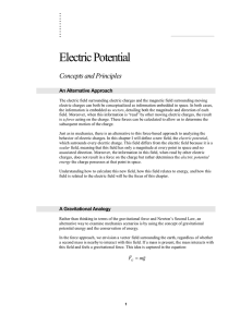Electric Potential . .. Concepts and Principles