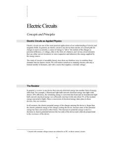 Electric Circuits . .. Concepts and Principles