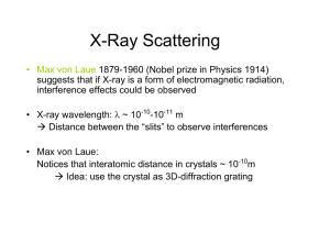 X-Ray Scattering