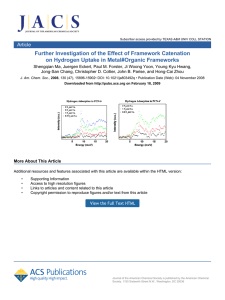 Further Investigation of the Effect of Framework Catenation