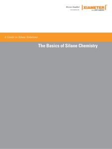 The Basics of Silane Chemistry A Guide to Silane Solutions