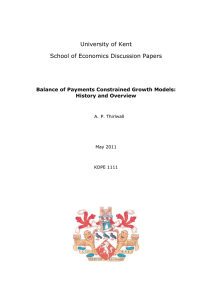 University of Kent School of Economics Discussion Papers
