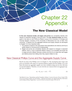 Chapter 22 Appendix The New Classical Model
