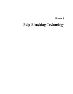 Pulp Bleaching Technology Chapter 4