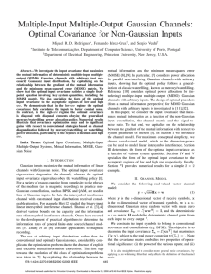 Multiple-Input Multiple-Output Gaussian Channels: Optimal Covariance for Non-Gaussian Inputs