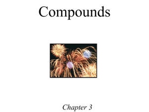 Compounds  Chapter 3