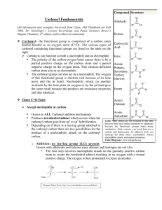 Carbonyl Fundamentals Compound Structure Aldehyde