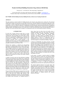 Pseudo-Grid Based Building Extraction Using Airborne LIDAR Data