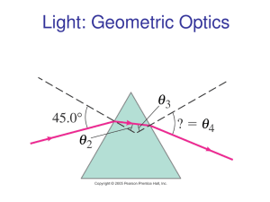 Light: Geometric Optics