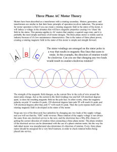 Three Phase AC Motor Theory