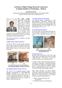 Activities of High Voltage Research Laboratory