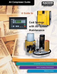 Cost Savings with Air System Maintenance A Guide to
