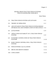 Chapter 11  DOUBLE DRUM TRACTION WINCH SYSTEMS FOR OCEANOGRAPHIC RESEARCH