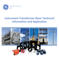 g Instrument Transformer Basic Technical Information and Application ITI