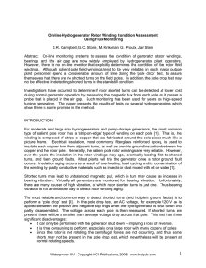 On-line Hydrogenerator Rotor Winding Condition Assessment Using Flux Monitoring