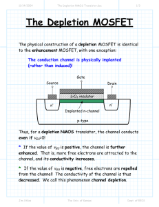 The Depletion MOSFET v