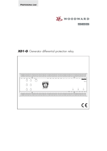 XD1-G Generator differential protection relay