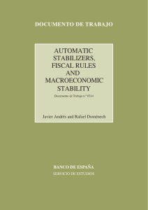 AUTOMATIC STABILIZERS, FISCAL RULES AND