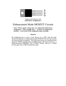Enhancement Mode MOSFET Circuits