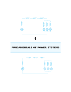 1 FUNDAMENTALS OF POWER SYSTEMS