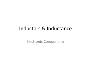 Inductors &amp; Inductance Electronic Components