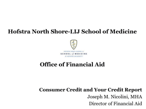 Hofstra North Shore-LIJ School of Medicine Office of Financial Aid