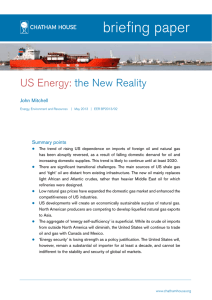 briefing paper US Energy: the New Reality John Mitchell