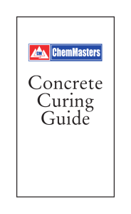 Concrete Curing Guide