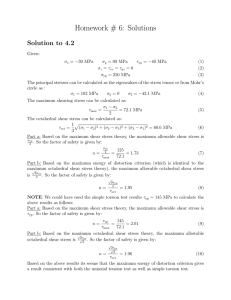 Homework # 6: Solutions Solution to 4.2