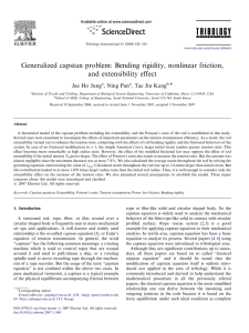 Generalized capstan problem: Bending rigidity, nonlinear friction, and extensibility effect