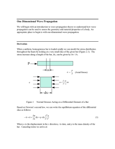 One Dimensional Wave Propagation