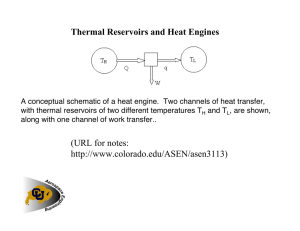Thermal Reservoirs and Heat Engines