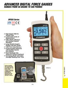 ADVANCED DIGITAL FORCE GAUGES RANGES FROM 50 GRAMS TO 500 POUNDS