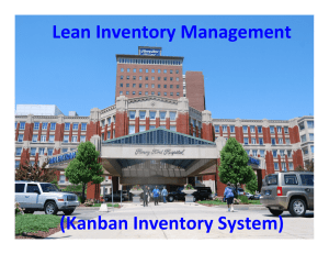 Lean Inventory Management (Kanban Inventory System)