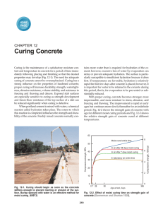 Curing Concrete CHAPTER 12 HOME PAGE