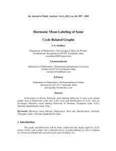 Harmonic Mean Labeling of Some  Cycle Related Graphs