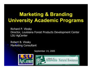 Marketing &amp; Branding University Academic Programs